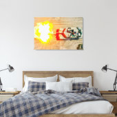 Toile BATTLE TANK - M1 Abrams 24x36 (Insitu(Chambre))