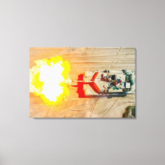 Toile BATTLE TANK - M1 Abrams 24x36 (Recto)