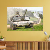 Toile BATTLE TANK - M1 Abrams 32x48 (Insitu(Salon))
