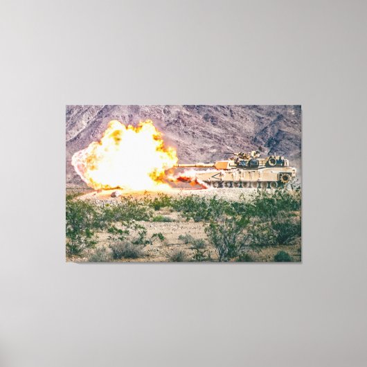Toile BATTLE TANK - M1 Abrams 32x48 (Recto)
