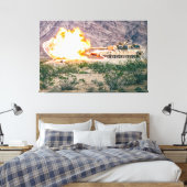Toile BATTLE TANK - M1 Abrams 32x48 (Insitu(Chambre))