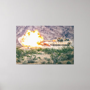 Toile BATTLE TANK - M1 Abrams 40x60