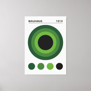 Toile Bauhaus 1919 Cercles concentriques Art, décoration