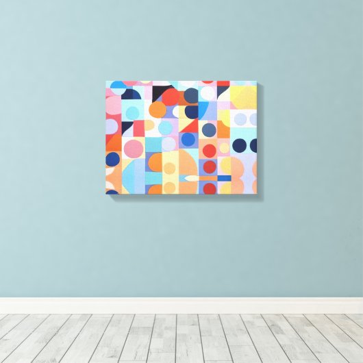 Toile Bauhaus Abstrait (Insitu (Plancher de Bois))