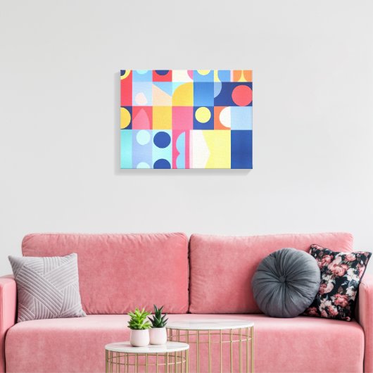 Toile Bauhaus Abstrait (Insitu(Salon))