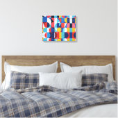 Toile Bauhaus Abstrait (Insitu(Chambre))