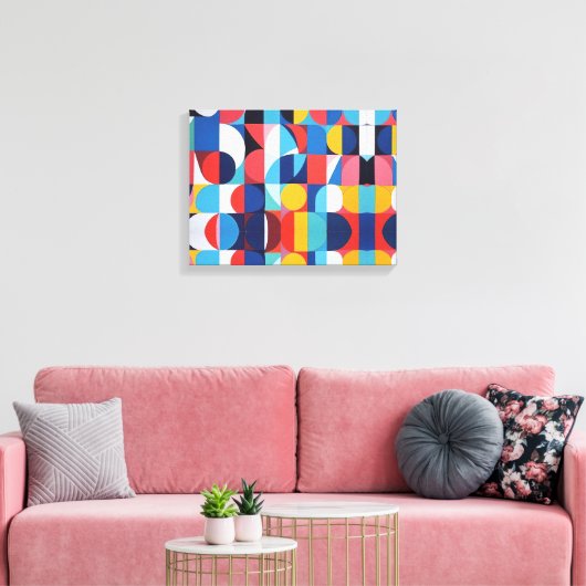Toile Bauhaus Abstrait (Insitu(Salon))