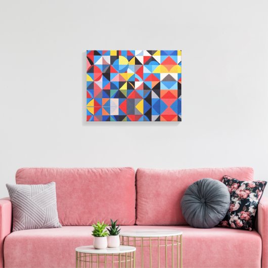 Toile Bauhaus Abstrait (Insitu(Salon))