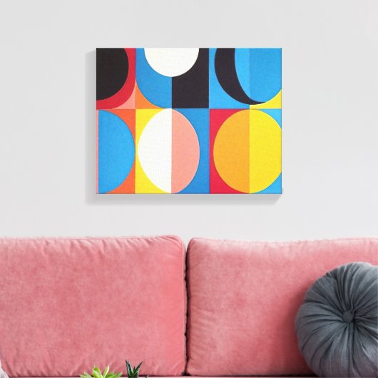 Toile Bauhaus Abstrait (Insitu(Salon))