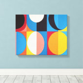 Toile Bauhaus Abstrait (Insitu (Plancher de Bois))