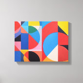 Toile Bauhaus Abstrait (Recto)