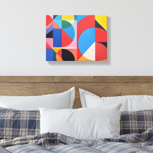 Toile Bauhaus Abstrait (Insitu(Chambre))