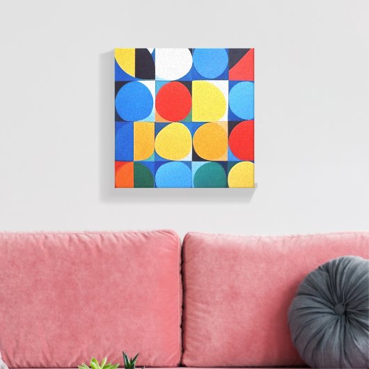 Toile Bauhaus Abstrait (Insitu(Salon))