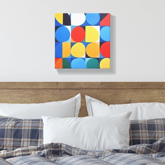 Toile Bauhaus Abstrait (Insitu(Chambre))