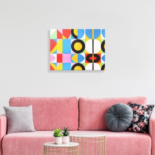 Toile Bauhaus Abstrait (Insitu(Salon))