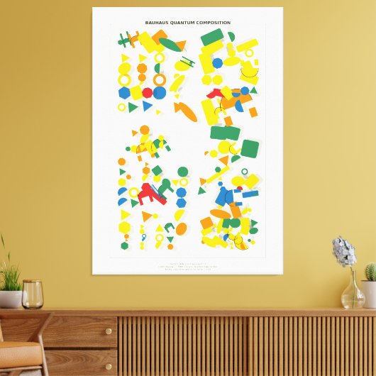 Toile Bauhaus Quantum Composition  (Insitu(Salon))