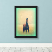 Toile Bay Horse Standing (Insitu (Plancher de Bois))