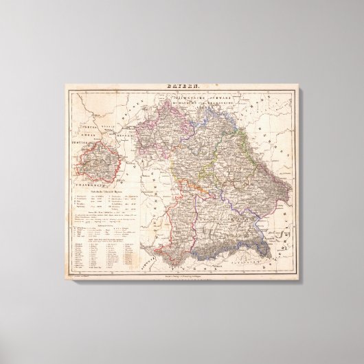 Toile Bayern, Allemagne (Recto)