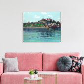 Toile Bayview de l'île et de la prison d'Alcatraz (Insitu(Salon))