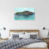 Toile Bayview de l'île et de la prison d'Alcatraz (Insitu(Chambre))