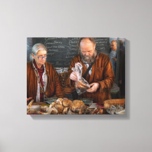 Toile Bazar - Nous vendons des champignons frais
