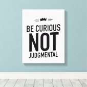 Toile Be curious black (Insitu (Plancher de Bois))