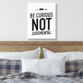 Toile Be curious black (Insitu(Chambre))