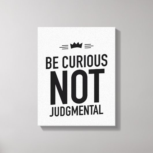 Toile Be curious black (Recto)