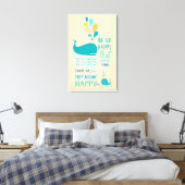 Toile Be Happy Whale Canvas (Insitu(Chambre))