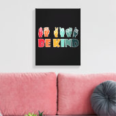 Toile Be Kind ASL American Sign Language (Insitu(Salon))