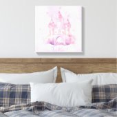 Toile Be Kind Palace on the Pink Cloud personnalisable (Insitu(Chambre))