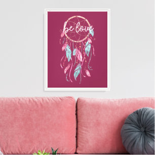 Toile Be Love Dream Catcher