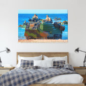 Toile BEACH ARMOR - Véhicule amphibie d'attaque 32x48 (Insitu(Chambre))