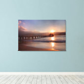 Toile Beach at sunset (Insitu (Plancher de Bois))