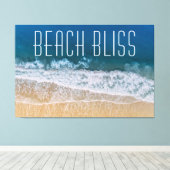 Toile Beach Bliss Palm Coast Tropical Dream Personnalisa (Insitu (Plancher de Bois))