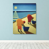 Toile Beach Bums 1997 (Insitu (Plancher de Bois))