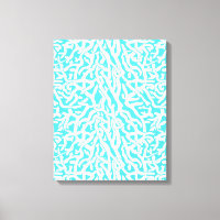 Beach Coral Reef Motif Nautique Blanc Bleu