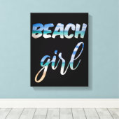 Toile Beach Girl (Insitu (Plancher de Bois))