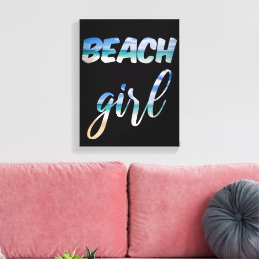Toile Beach Girl (Insitu(Salon))