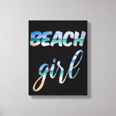 Toile Beach Girl (Recto)