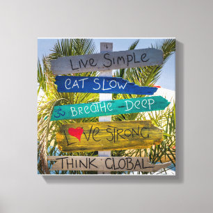 Toile Beach Ocean Live Simple Inspiration Motivation
