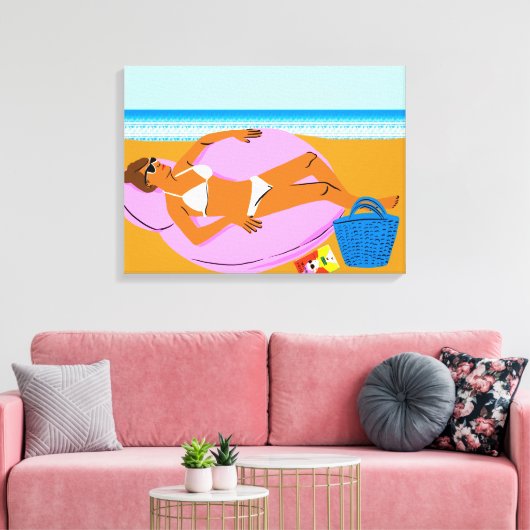 Toile Beachy Keen - rose (Insitu(Salon))