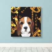 Toile Beagle (Insitu (Plancher de Bois))
