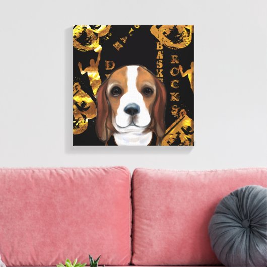 Toile Beagle (Insitu(Salon))