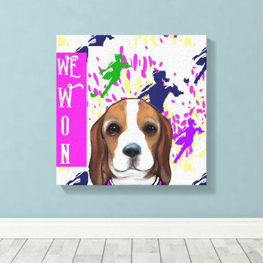 Toile Beagle (Insitu (Plancher de Bois))