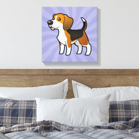 Toile Beagle de dessin (Insitu(Chambre))