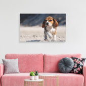 Toile Beagle d'été (Insitu(Salon))