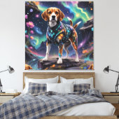Toile "Beagle galactique: Course cosmique" (Insitu(Chambre))