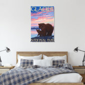 Toile Bear and Cub - Parc national des Glaciers, MT (Insitu(Chambre))