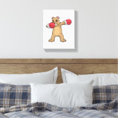 Toile Bear as Boxer at Boxer & Hip hop Dance Dab (Insitu(Chambre))